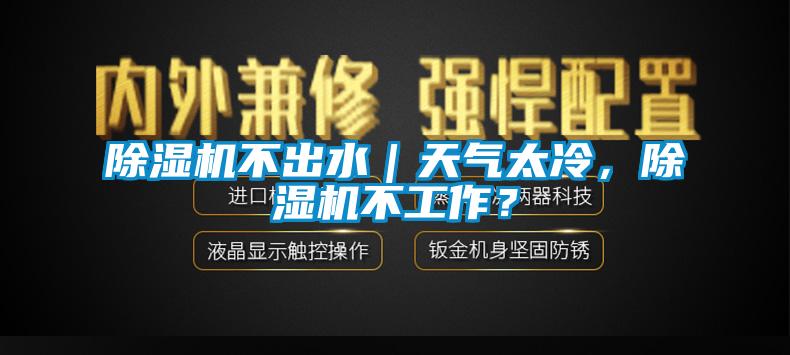 除濕機不出水｜天氣太冷，除濕機不工作？
