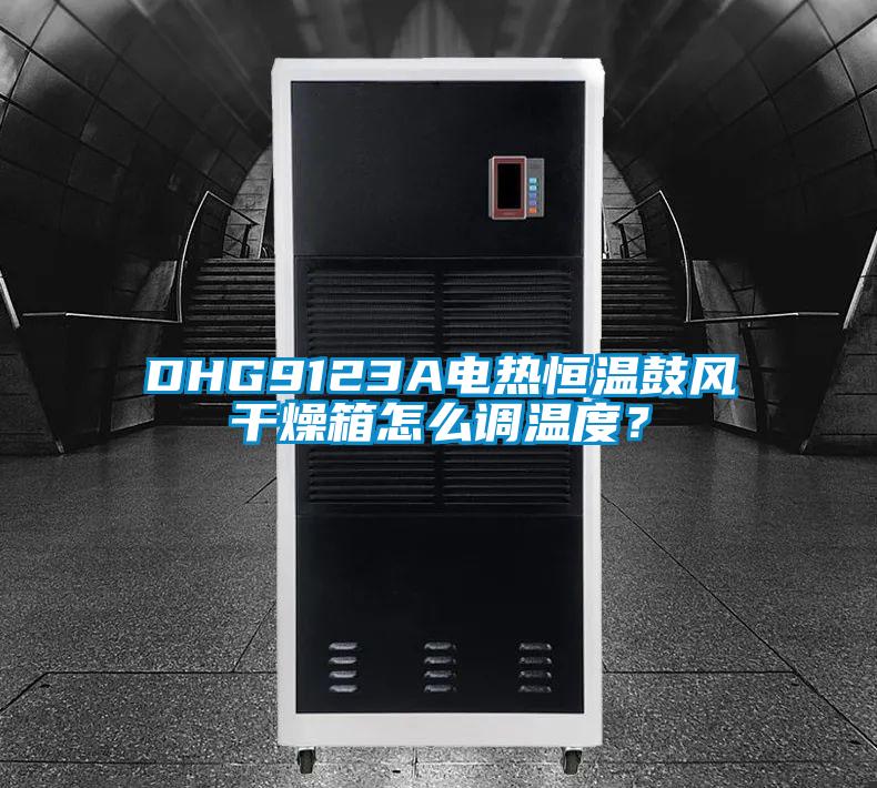 DHG9123A電熱恒溫鼓風干燥箱怎么調溫度？