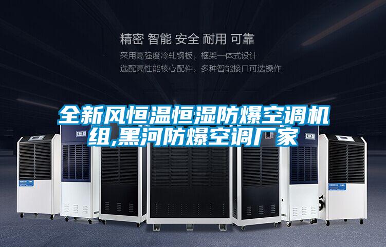全新風(fēng)恒溫恒濕防爆空調(diào)機(jī)組,黑河防爆空調(diào)廠家