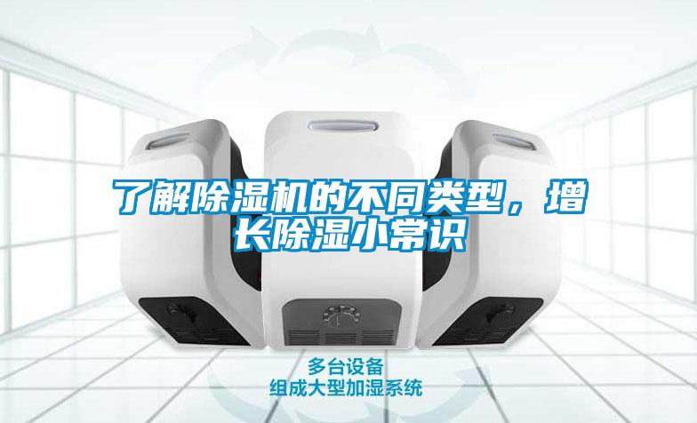 了解除濕機的不同類型，增長除濕小常識