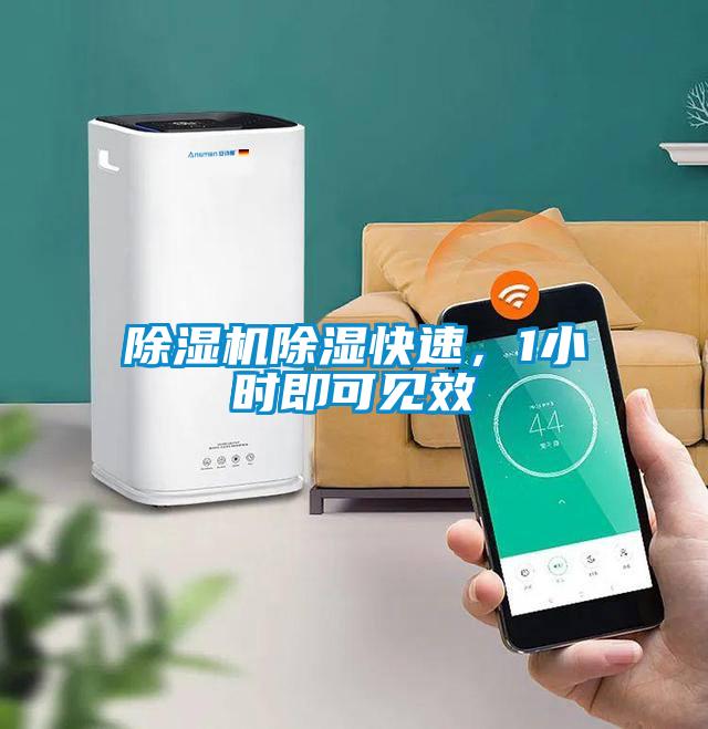 除濕機除濕快速，1小時即可見效