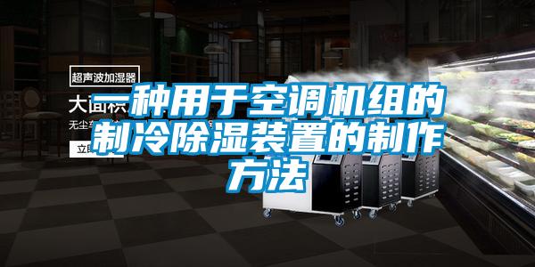 一種用于空調(diào)機(jī)組的制冷除濕裝置的制作方法