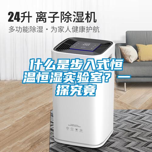 什么是步入式恒溫恒濕實驗室？一探究竟