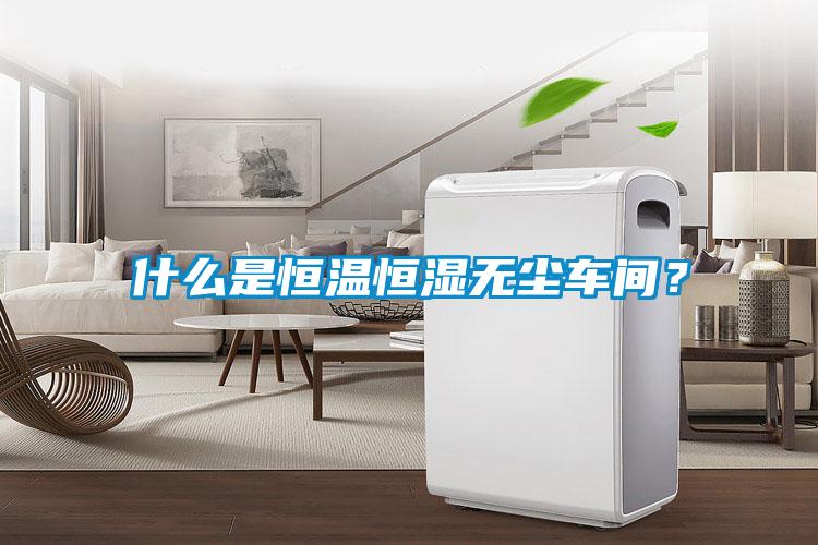 什么是恒溫恒濕無(wú)塵車(chē)間？