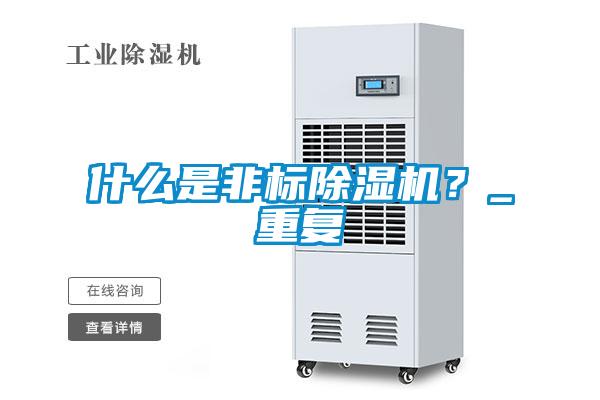 什么是非標除濕機？_重復