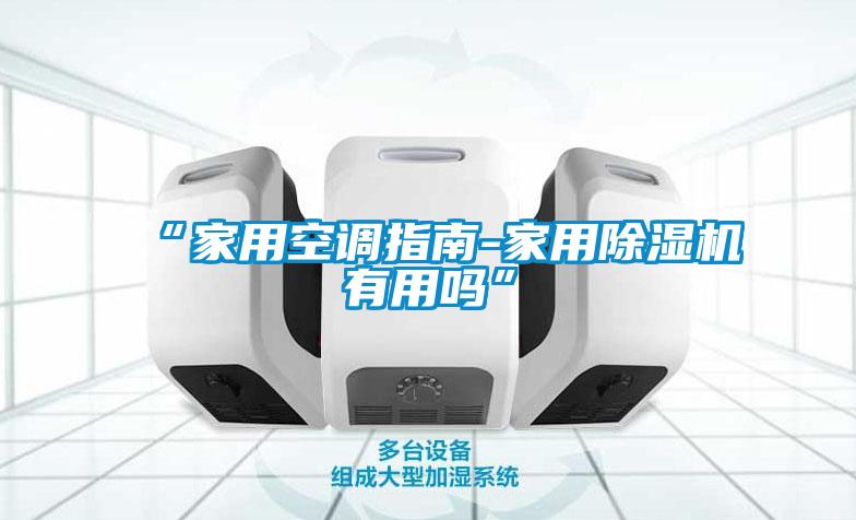“家用空調指南-家用除濕機有用嗎”