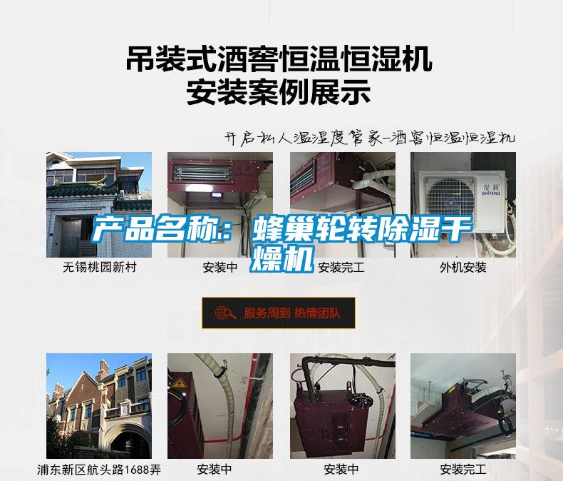 產品名稱：蜂巢輪轉除濕干燥機