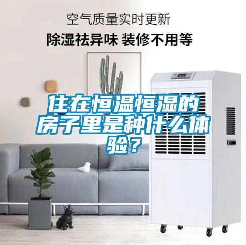 住在恒溫恒濕的房子里是種什么體驗？