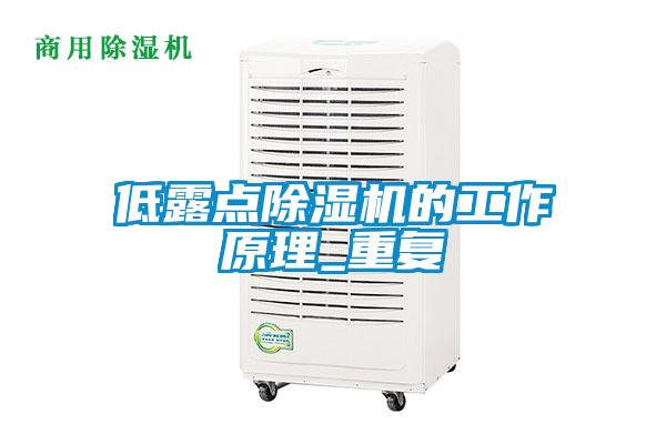 低露點除濕機的工作原理_重復