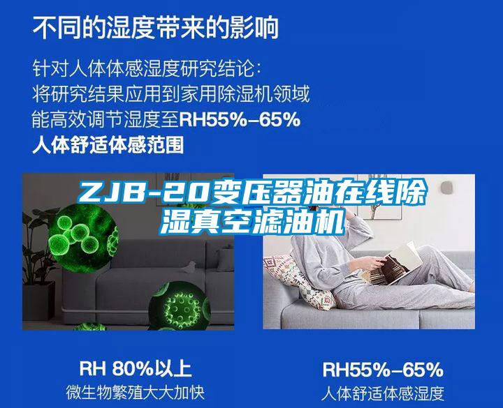 ZJB-20變壓器油在線除濕真空濾油機