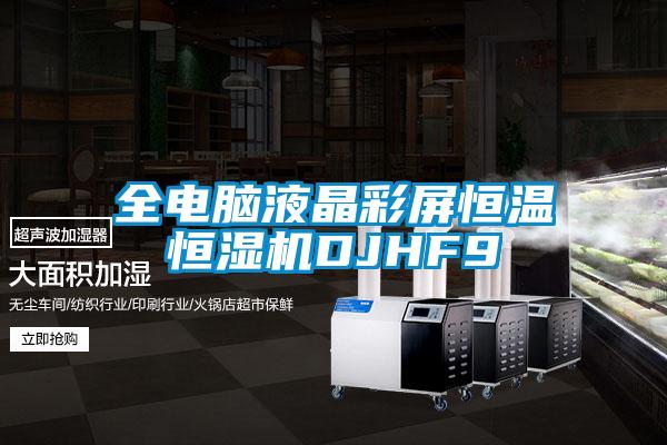 全電腦液晶彩屏恒溫恒濕機DJHF9
