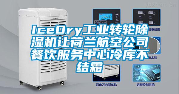 IceDry工業(yè)轉輪除濕機讓荷蘭航空公司餐飲服務中心冷庫不結霜