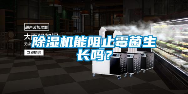 除濕機能阻止霉菌生長嗎？