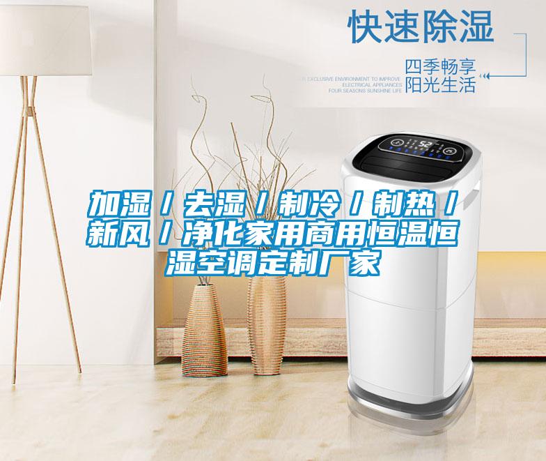 加濕／去濕／制冷／制熱／新風／凈化家用商用恒溫恒濕空調定制廠家