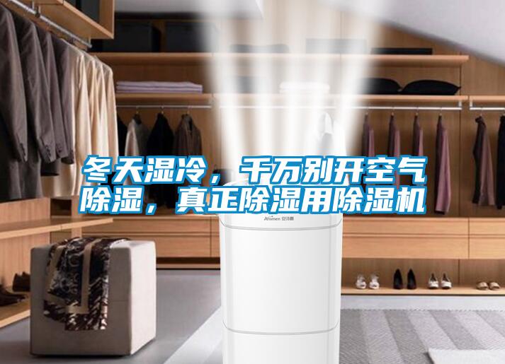 冬天濕冷，千萬別開空氣除濕，真正除濕用除濕機