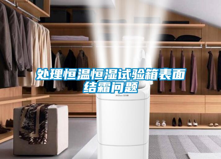 處理恒溫恒濕試驗箱表面結(jié)霜問題
