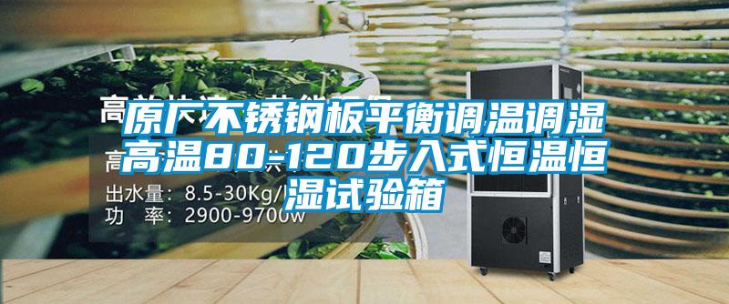 原廠不銹鋼板平衡調溫調濕高溫80-120步入式恒溫恒濕試驗箱