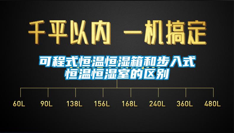 可程式恒溫恒濕箱和步入式恒溫恒濕室的區別