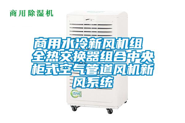 商用水冷新風機組 全熱交換器組合中央柜式空氣管道風機新風系統