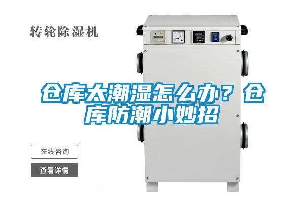 倉庫太潮濕怎么辦？倉庫防潮小妙招