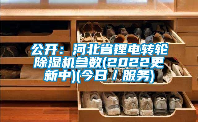 公開：河北省鋰電轉輪除濕機參數(2022更新中)(今日／服務)