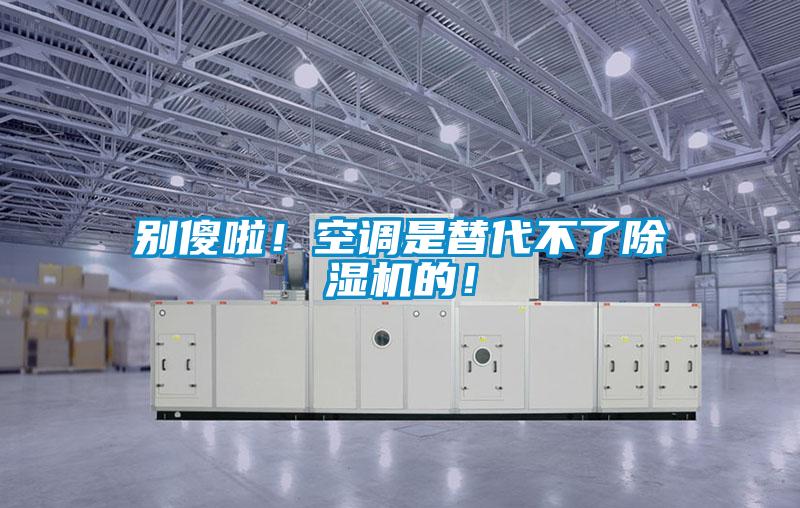 別傻啦！空調是替代不了除濕機的！