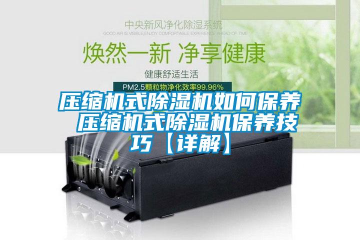 壓縮機式除濕機如何保養(yǎng) 壓縮機式除濕機保養(yǎng)技巧【詳解】