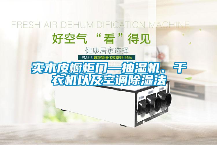實木皮櫥柜門—抽濕機、干衣機以及空調除濕法
