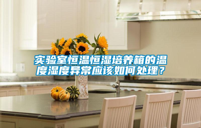 實驗室恒溫恒濕培養箱的溫度濕度異常應該如何處理？