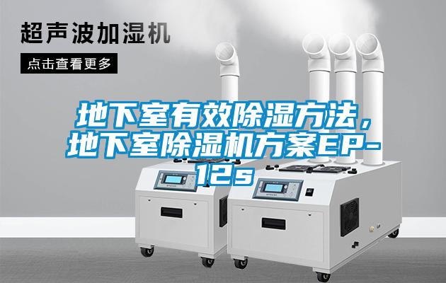 地下室有效除濕方法，地下室除濕機方案EP-12s