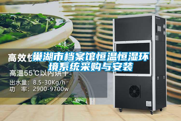 巢湖市檔案館恒溫恒濕環境系統采購與安裝