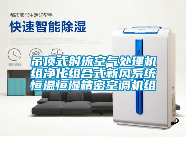吊頂式射流空氣處理機組凈化組合式新風系統恒溫恒濕精密空調機組
