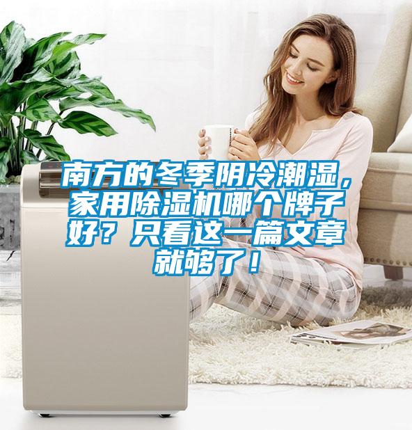 南方的冬季陰冷潮濕，家用除濕機哪個牌子好？只看這一篇文章就夠了！