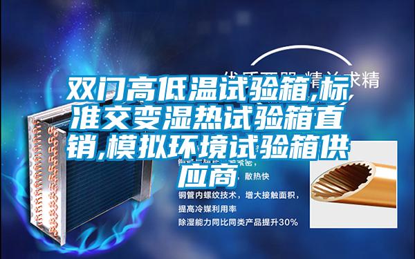 雙門高低溫試驗箱,標準交變濕熱試驗箱直銷,模擬環境試驗箱供應商