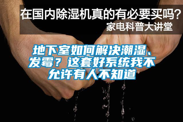 地下室如何解決潮濕、發霉？這套好系統我不允許有人不知道