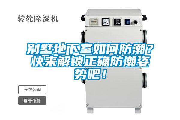 別墅地下室如何防潮？快來解鎖正確防潮姿勢吧！