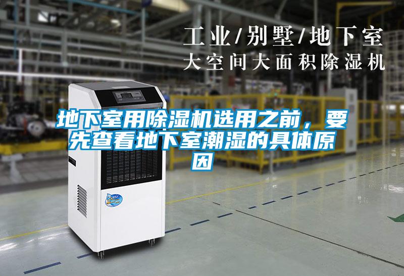 地下室用除濕機選用之前，要先查看地下室潮濕的具體原因