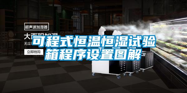 可程式恒溫恒濕試驗箱程序設置圖解