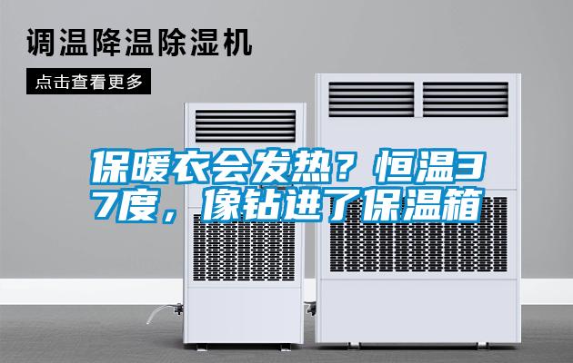 保暖衣會發熱？恒溫37度，像鉆進了保溫箱