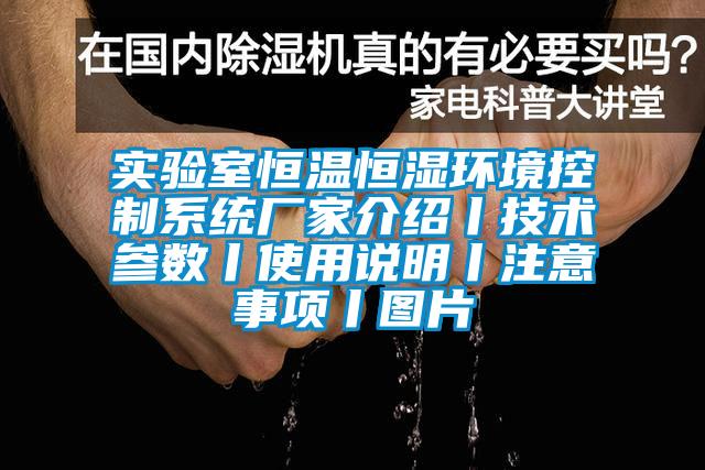實驗室恒溫恒濕環境控制系統廠家介紹丨技術參數丨使用說明丨注意事項丨圖片