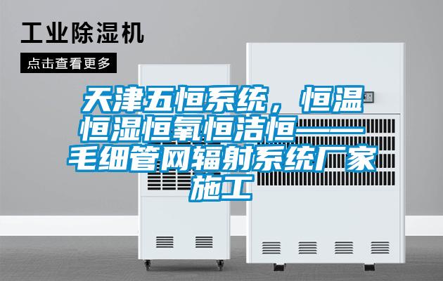 天津五恒系統(tǒng)，恒溫恒濕恒氧恒潔恒——毛細(xì)管網(wǎng)輻射系統(tǒng)廠家施工