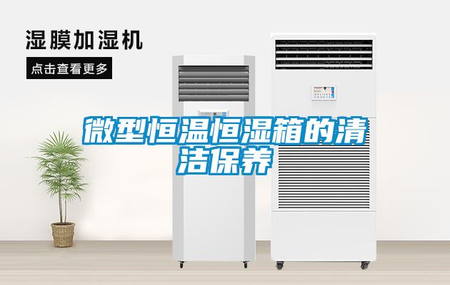 微型恒溫恒濕箱的清潔保養