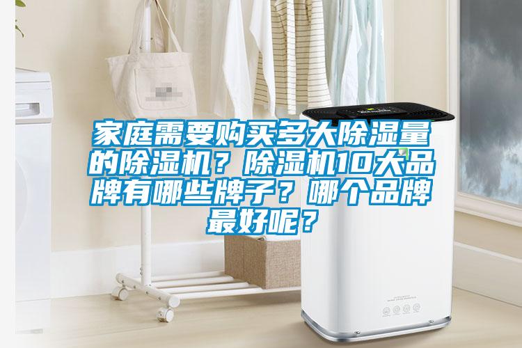 家庭需要購買多大除濕量的除濕機？除濕機10大品牌有哪些牌子？哪個品牌最好呢？