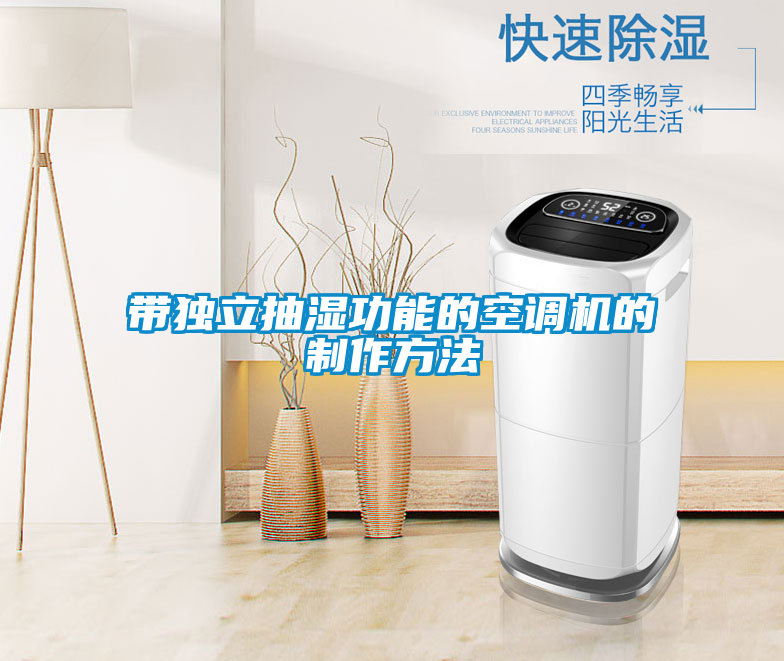 帶獨立抽濕功能的空調機的制作方法
