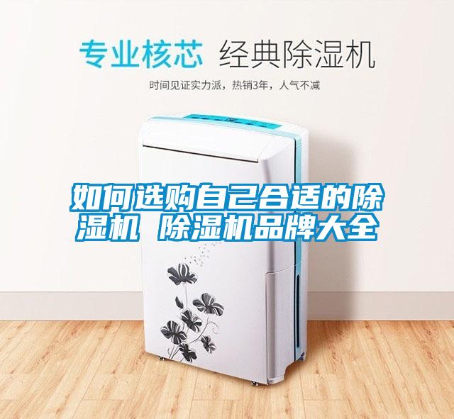 如何選購自己合適的除濕機 除濕機品牌大全