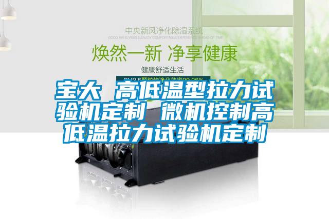 寶大 高低溫型拉力試驗機定制 微機控制高低溫拉力試驗機定制