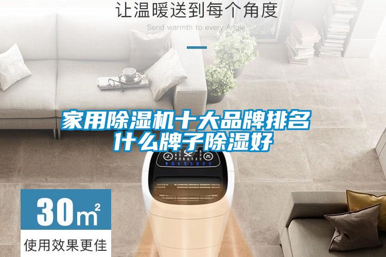 家用除濕機十大品牌排名 什么牌子除濕好