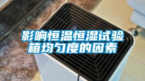 影響恒溫恒濕試驗箱均勻度的因素