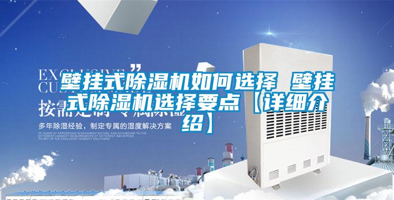 壁掛式除濕機如何選擇 壁掛式除濕機選擇要點【詳細介紹】