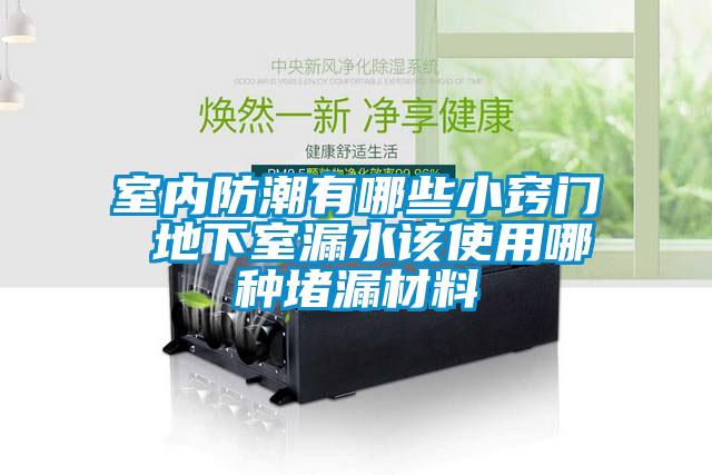 室內防潮有哪些小竅門 地下室漏水該使用哪種堵漏材料